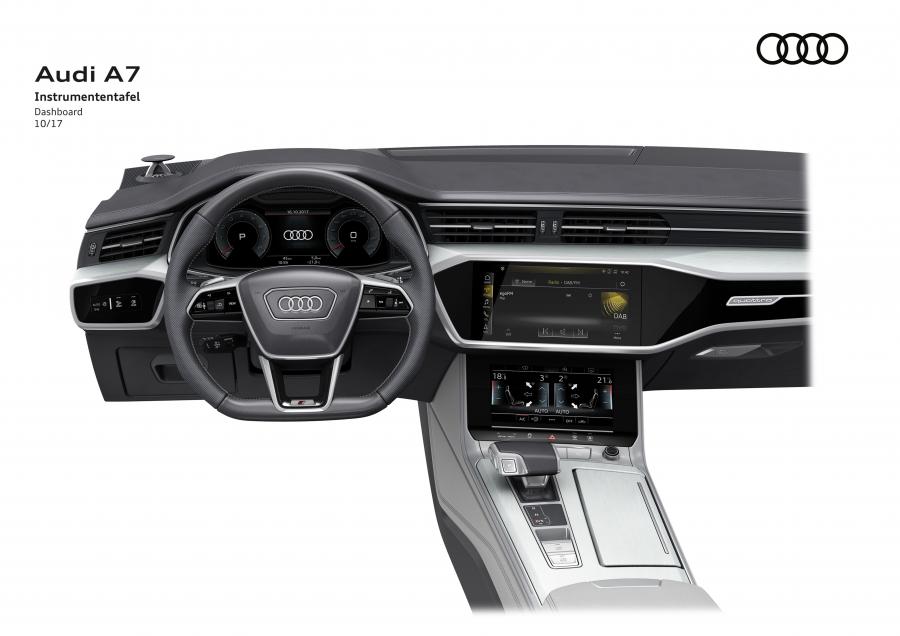 Эскиз Audi A7 Sportback Quattro S-Line 2017 года  (WW) (фото 11 из 33)